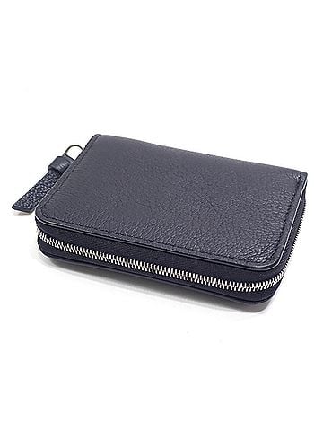 Louis Vuitton Louis Vuitton Lockme Zippy Coin Purse for Women, M80099, Noir Black, Round (view 2)