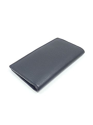 Louis Vuitton Louis Vuitton Bi-fold Long Wallet, Epi Leather, Portefeuille Brazza, Women's, M60622, Noir (Black) (view 2)