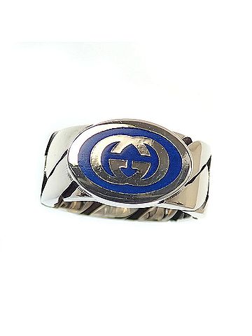 Gucci Gucci Interlocking G Chain Ring, SV925 (#11), 9.2g, Women's/Men's Ring (view 2)