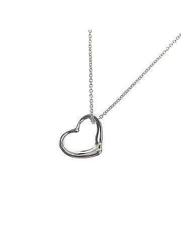 Tiffany & Co. Tiffany &amp; Co. Heart Necklace for Women, SV925, 2.1g, Silver (view 1)