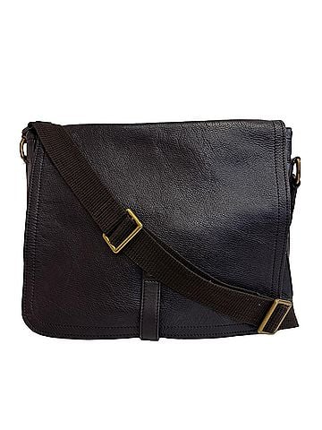 Louis Vuitton Louis Vuitton Omaha M92994 Utah Leather Shoulder Bag Brown Men's (view 1)