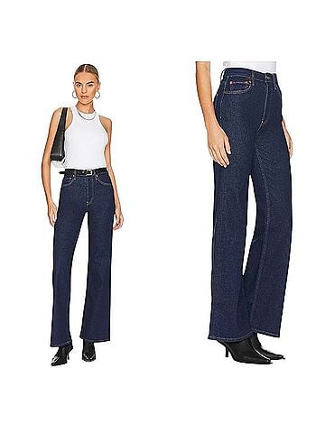 RE/DONE Originals 70's Ultra High Rise Wide Leg Jeans (view 2)