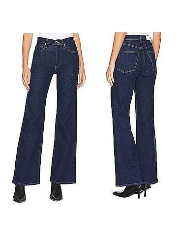RE/DONE Originals 70's Ultra High Rise Wide Leg Jeans (view 1)