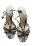 Via Spiga Snake Print Gray White Heels Size 8 1/2 - photo 1
