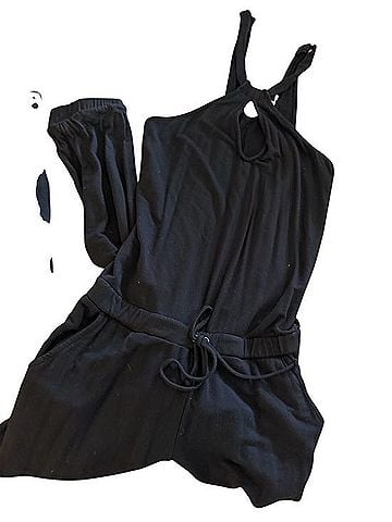 BB Dakota Sleeveless Drawstring Jumpsuit Jacket (view 2)