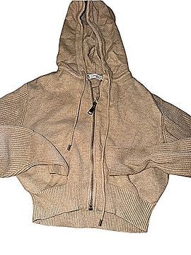 Zara Hooded Zip Cardigan Zip Up Hoodie (view 1)