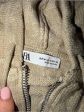 Zara Hooded Zip Cardigan Zip Up Hoodie (view 2)