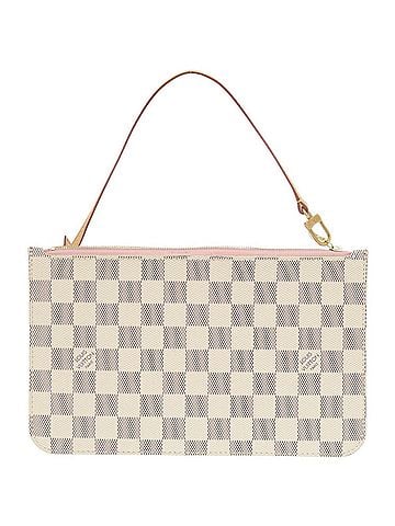Louis Vuitton Louis Vuitton Neverfull Pouch for MM/GM, Damier Azur Rose Ballerine, Handbag Pouch, LV 1281 LOUIS VUITTON (view 1)