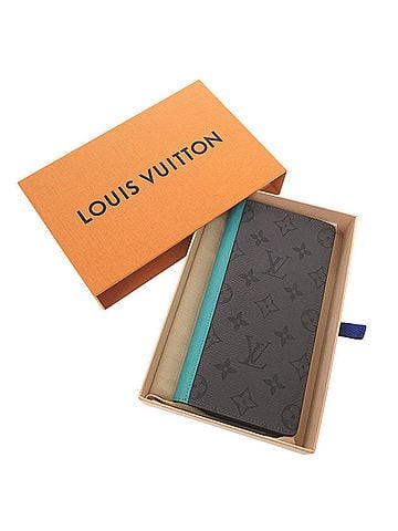 Louis Vuitton Louis Vuitton Portefeuille Brazza NM Monogram Eclipse M11467 IC Turquoise Grey Long Wallet LV 0935 LOUIS VUITTON (view 2)