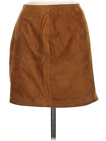 Joseph Abboud Joseph Abboud Leather Skirt (view 1)