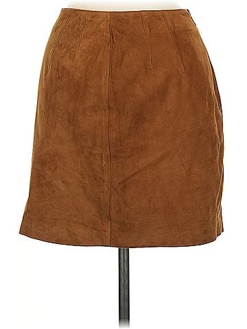 Joseph Abboud Joseph Abboud Leather Skirt (view 2)