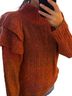 Vigoss Orange Brown Pullover Sweater Size S - photo 1
