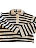 H&M Stripes Black White Pullover Sweater Size M - photo 1