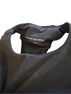 WeWoreWhat Colorblock Sports Bra Leather Belt (view 2)