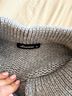 Olivaceous Heather Gray Polo-Collar Knit Sweater Pullover Sweater - photo 4