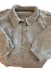 Olivaceous Heather Gray Polo-Collar Knit Sweater Pullover Sweater - photo 1