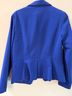 Worthington 100% Polyester Solid Blue Blazer Size M - photo 3
