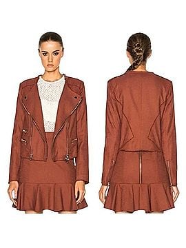 Veronica Beard Stevie Fringe Moto Jacket Jacket (view 1)