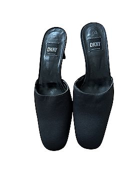 DKNY Donna Karen, New York slip on heeled slide Mule/Clog (view 1)