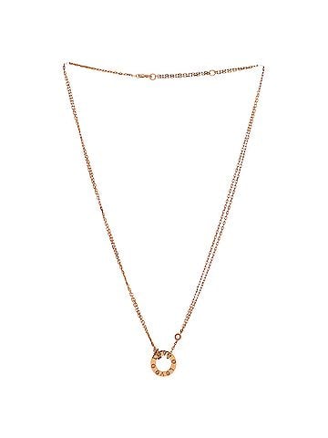 Cartier 2 Diamonds Love Pendant Necklace 18K Rose Gold and Diamonds (view 2)