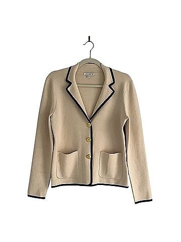 J.Crew Contrast Trim Waisted Sweater Blazer Blazer (view 2)