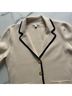 J.Crew Contrast Trim Waisted Sweater Blazer Blazer - photo 5