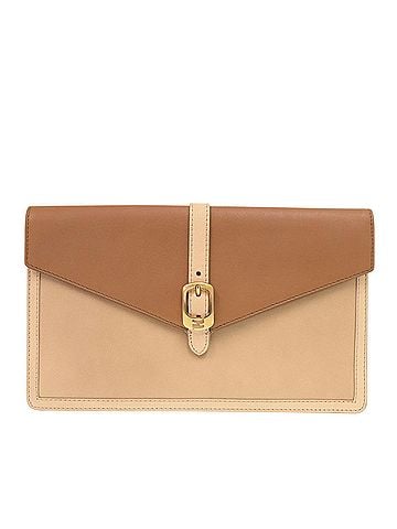 Fendi Bicolor Leather Chameleon Bustina Envelope Clutch (view 1)