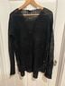 Helmut Lang 100% Linen Black Pullover Sweater Size P (petite) - photo 3