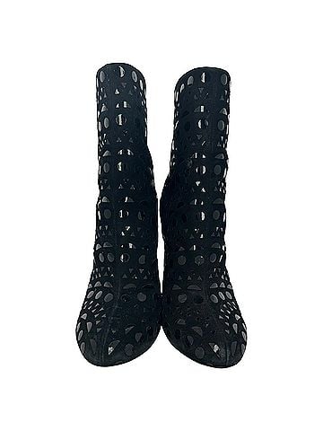 Alaïa Alaïa Vienne Boots in Black Suede (view 2)