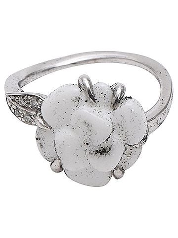 Chanel Chanel Camelia Ring in White Gold (view 1)
