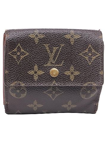 Louis Vuitton Louis Vuitton Monogram Elise Wallet in Brown Nylon Canvas (view 1)