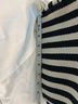 HOBO Stripes Black White Leather Bucket Bag One size - photo 5