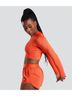 Gymshark 100% Polyester Orange Long Sleeve Top Size M - photo 3