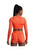 Gymshark 100% Polyester Orange Long Sleeve Top Size M - photo 2