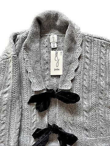 Joie Bow Shawl Collar Cardigan Cardigan (view 2)