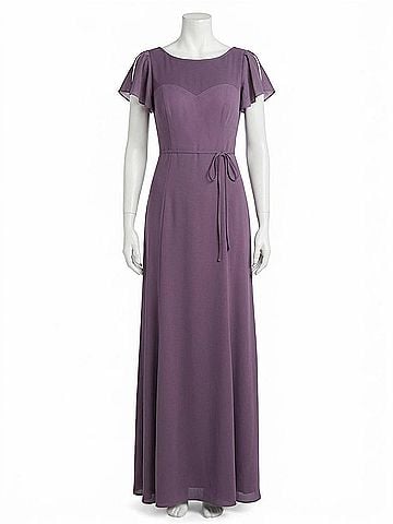 Jenny Yoo Collection Flutter Sleeve Illusion Dress in Smashing (view 1)
