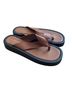 ALOHAS 100% Leather Brown Black Sandals Size 9 - photo 2