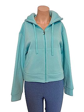 Juicy Couture Aqua Zip Hoodie with Drawstrings Zip Up Hoodie (view 1)