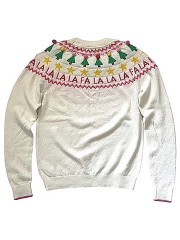 Boden Fair Isle Holiday Jumper FaLaLa Pullover Sweater (view 2)