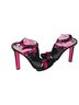 Burak Uyan Black Pink Heels Size EU 40 1/2 - photo 1