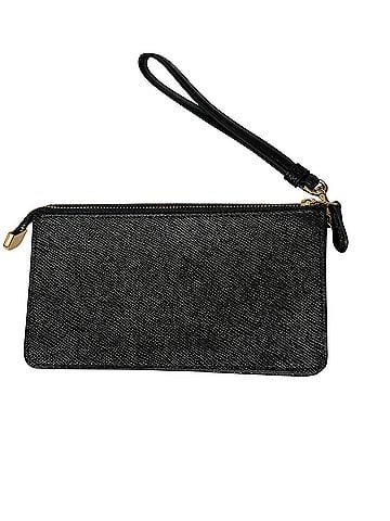 Coach Foldover Wristlet Clutch Leather Clutch (view 2)