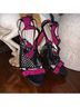 Burak Uyan Black Pink Heels Size EU 40 1/2 - photo 8
