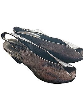 Lemare Lemare Italian Peep-Toe Slingback Heels Heels (view 2)