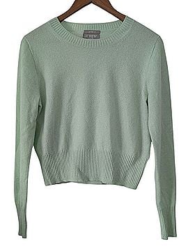 J.Crew Cashmere Cropped Crewneck Sweater Cashmere Pullover Sweater (view 1)