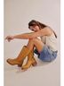 FRYE 100% Leather Yellow Tan Boots Size 6 1/2 - photo 5