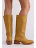 FRYE 100% Leather Yellow Tan Boots Size 6 1/2 - photo 15