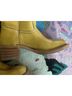 FRYE 100% Leather Yellow Tan Boots Size 6 1/2 - photo 10