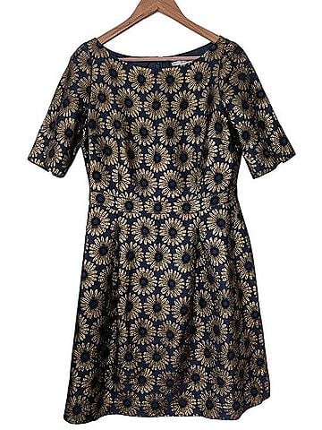 Boden Daisy Metallic Dress Cocktail Dress (view 1)