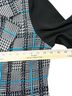 MING WANG Plaid Black White Teal Blazer Size L (petite) - photo 3