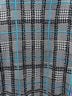 MING WANG Plaid Black White Teal Blazer Size L (petite) - photo 6